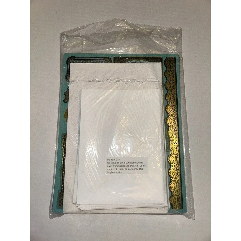 Paper Wishes Rose Garden Foiled Toppers Greeting Card Making Kit
